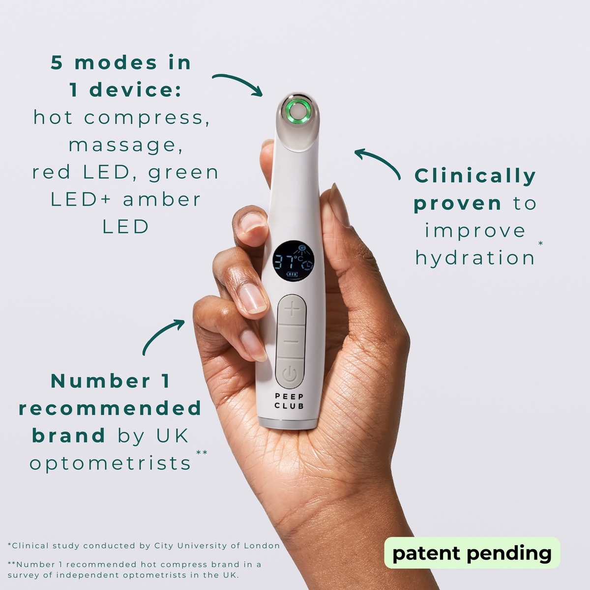 Hot Compress - Heated Eye Wand™ LED+--3