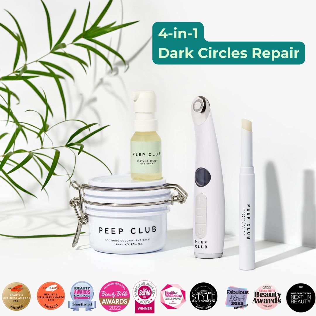 skincare kit for dark circles under eyes and tired skin