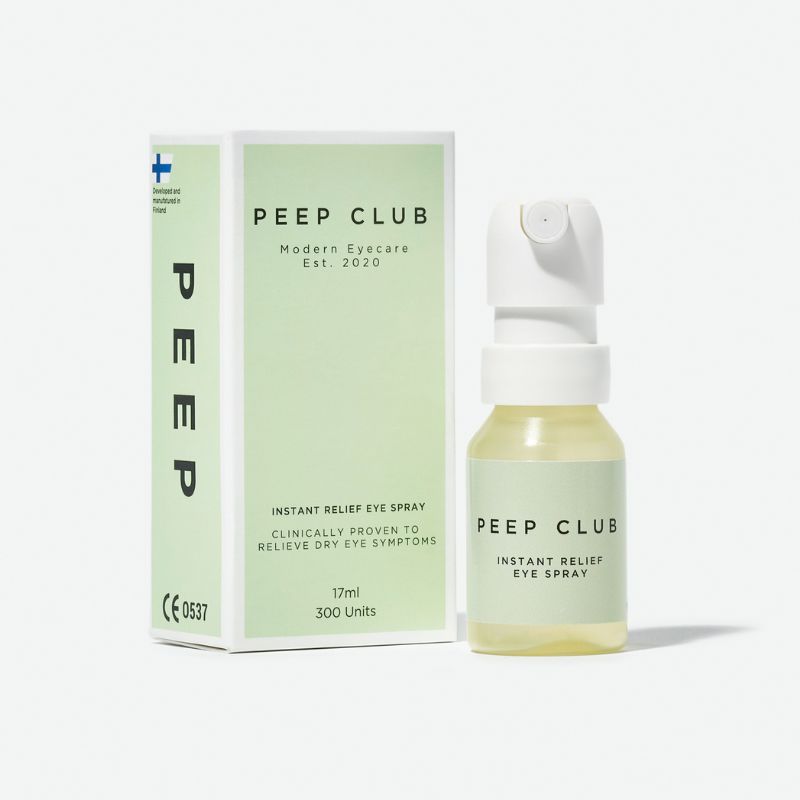Peep Club Instant Relief Eye Spray - best eye drops alternative for sensitive eyes