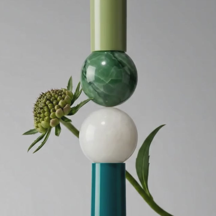 Lidstick rolling ball application