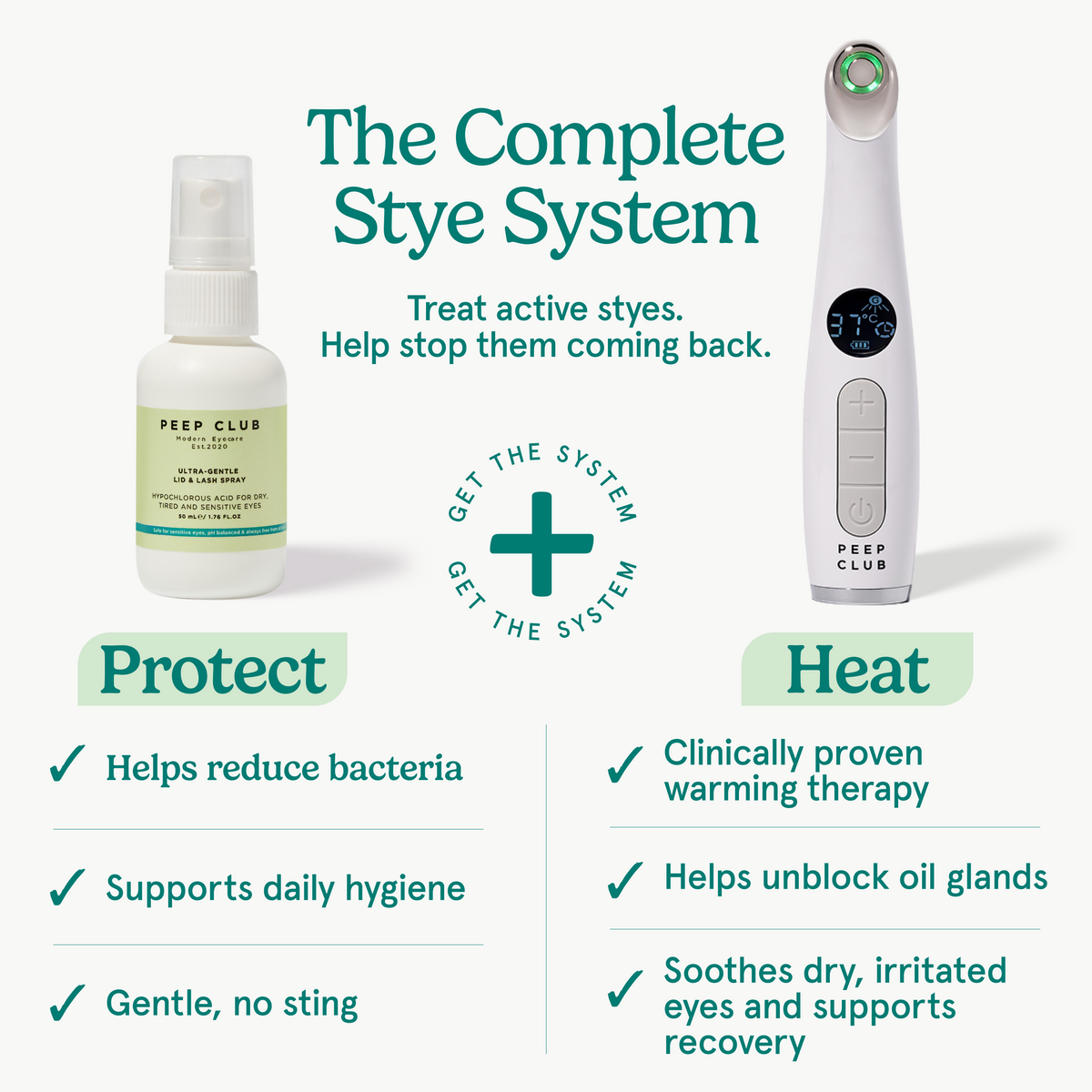 The Complete Stye System: Protect + Heat